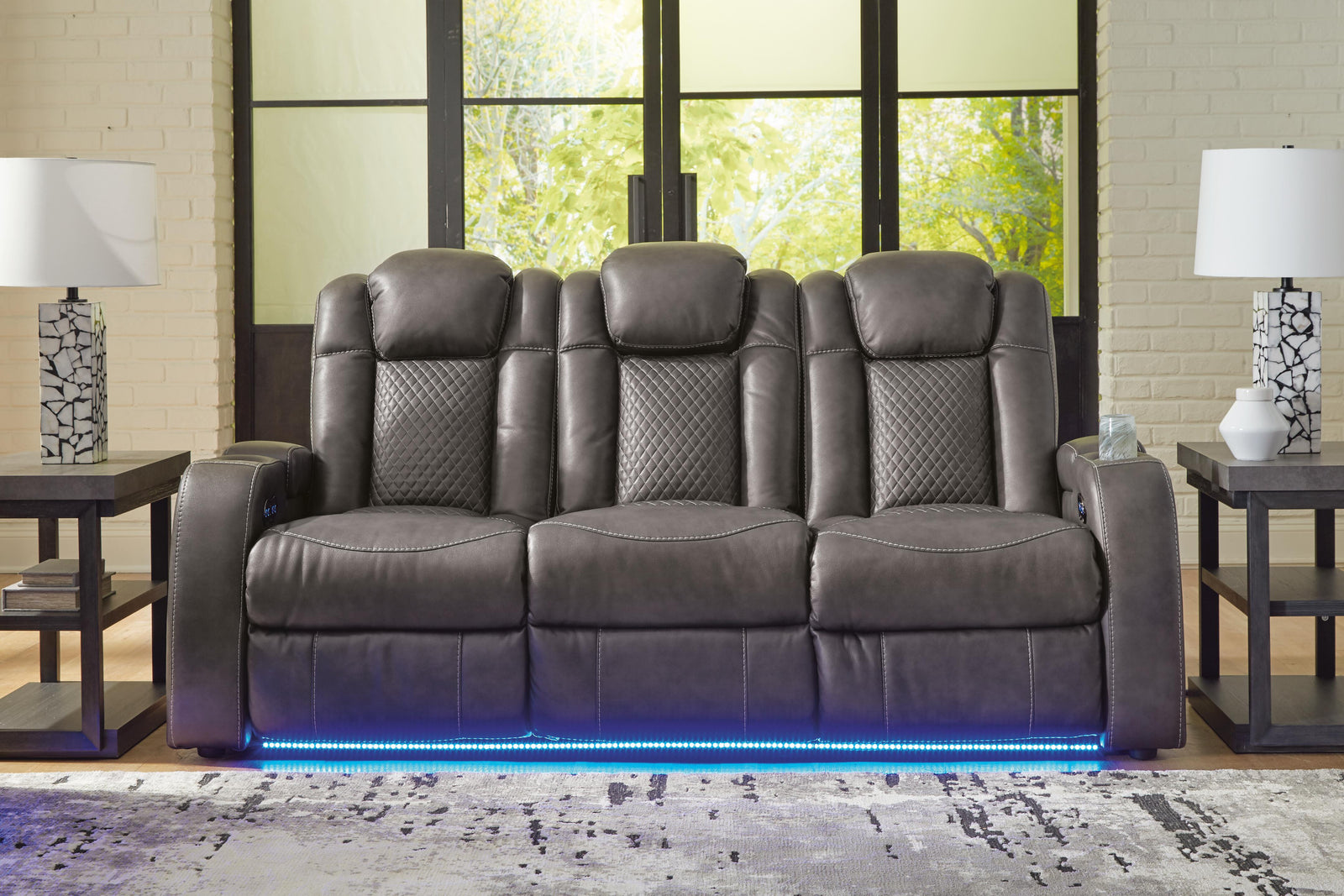 Fyne-Dyme Power Reclining Sofa and Power Recliner (36602-SI) - Image 14