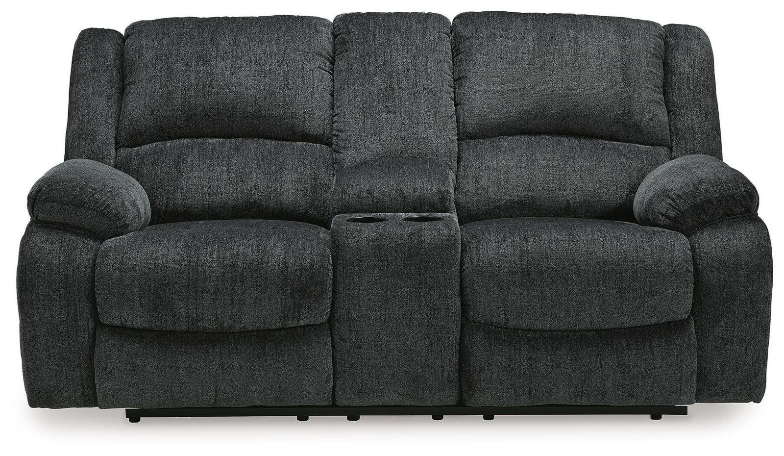 Draycoll Reclining Loveseat with Console and Recliner (76504-SI) - Image 2