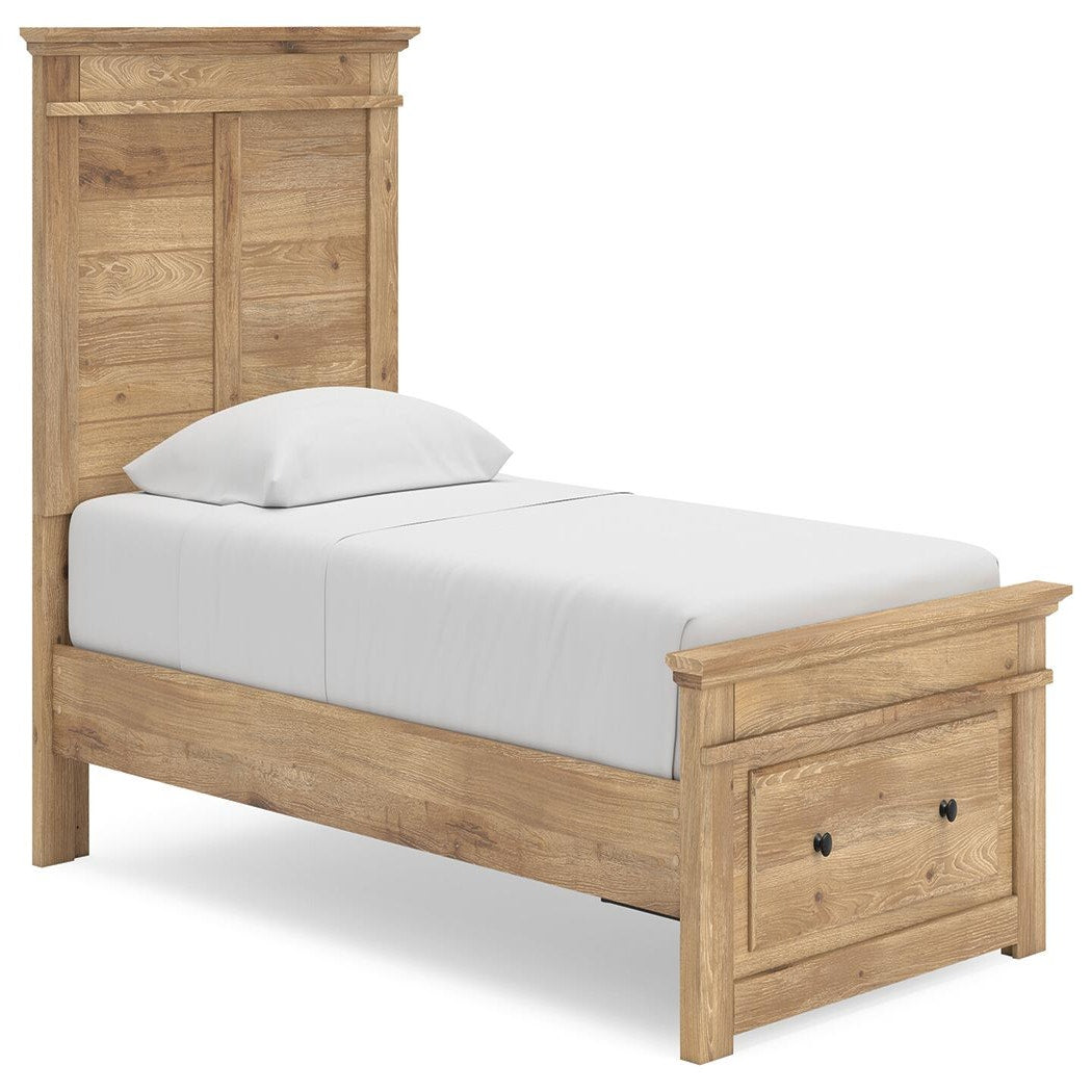 Makidern Twin Panel Storage Bed (PCB1170-SI)