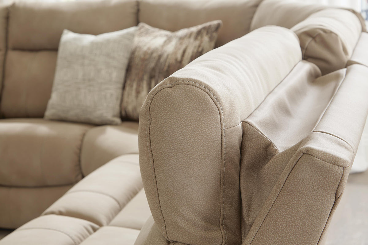Next-Gen Durapella 5-Piece Power Reclining Sectional (61004-SI) - Image 5