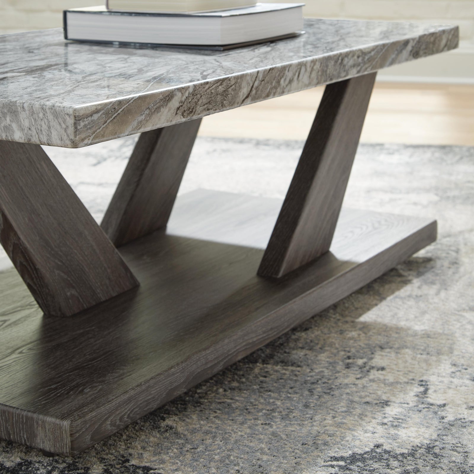 Bensonale Table (Set of 3) - Brown/Gray  (T400-SI) - Image 13