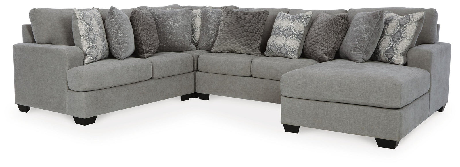 Keener 4-Piece Sectional with Chaise (11001-SI)