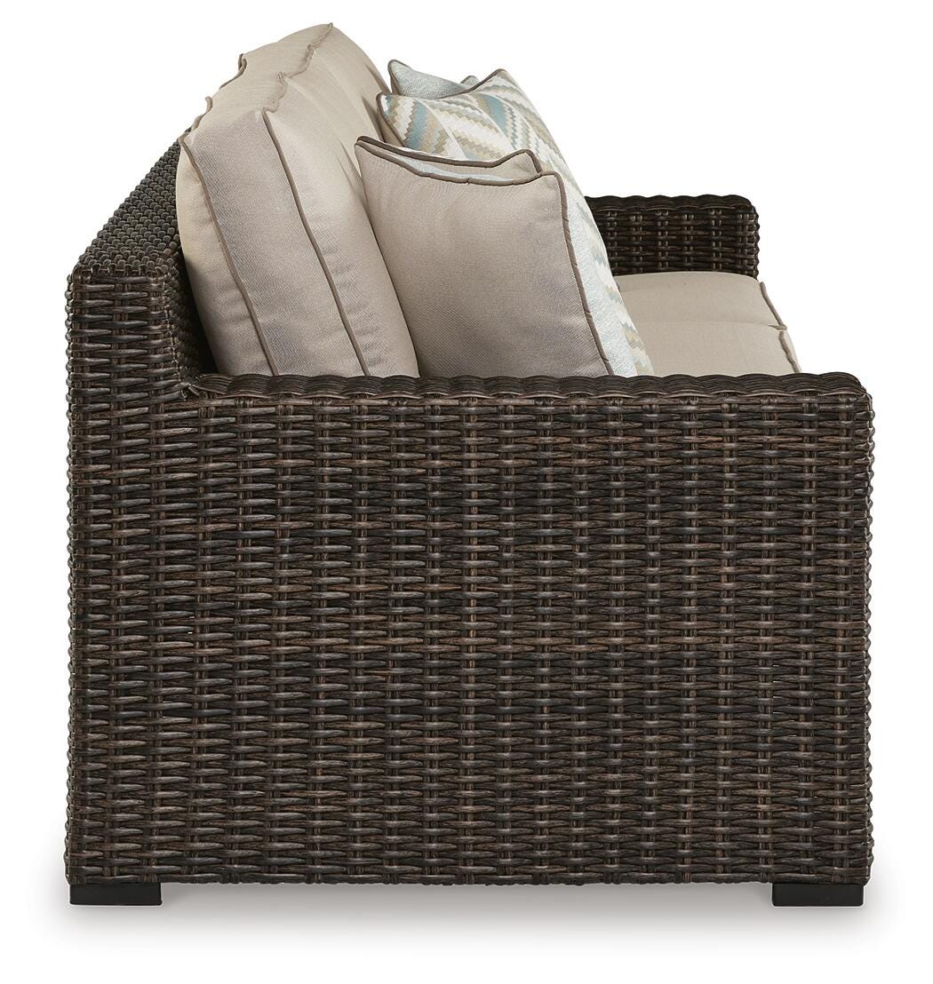 Coastline Bay Outdoor Sofa with Cushion (P784-SI) - Image 3