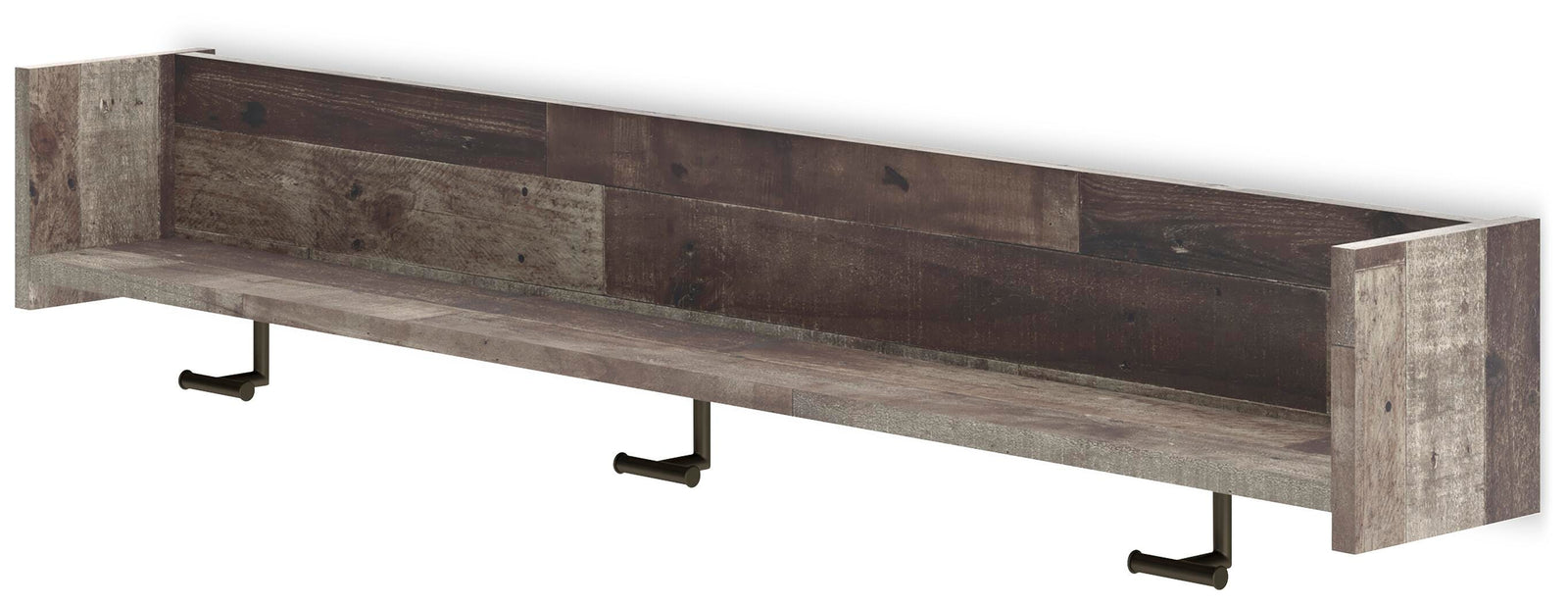 Neilsville Wall Mounted Coat Rack with Shelf (EA2120-SI) - Image 2