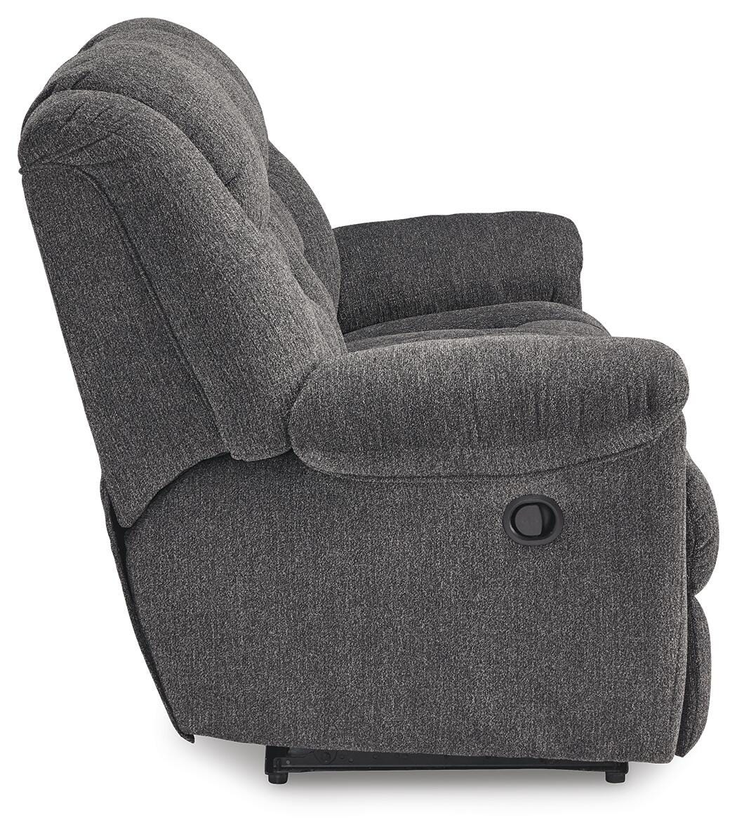 Foreside Reclining Loveseat with Console (38104-SI) - Image 9