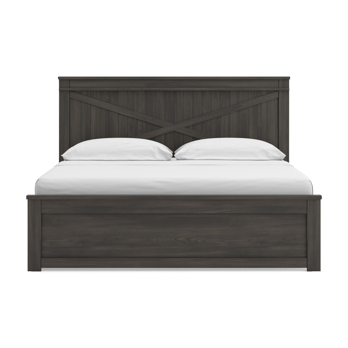 Vonitta Bay King Panel Platform Bed with Storage (PCB2648-SI) - Image 6
