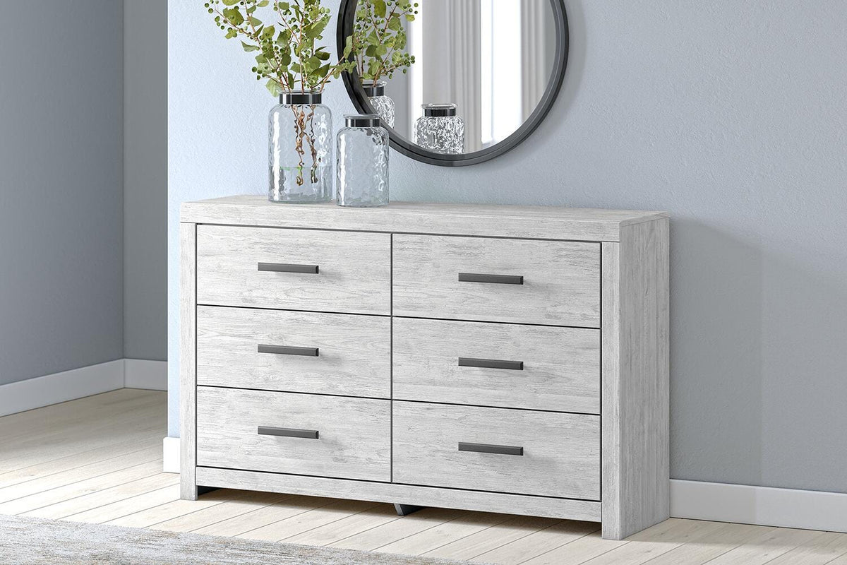 Cayboni Panel Bed, Dresser and Nightstand - Whitewash  (B3788-SI) - Image 26