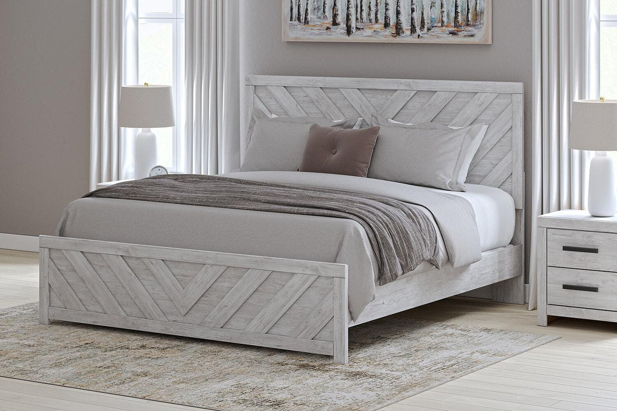 Cayboni Panel Bed, Dresser, Mirror, Chest and Nightstand (B3788-SI) - Image 33