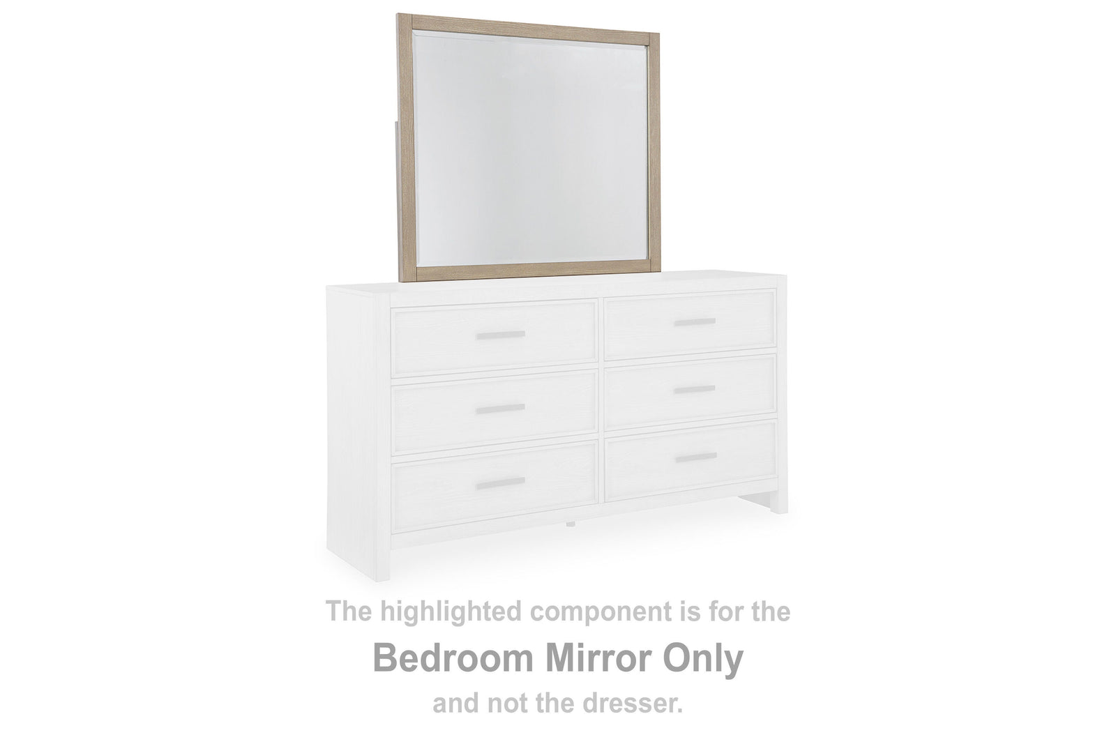 Calmoro Bedroom Mirror - Gray  (B602-SI) - Image 3