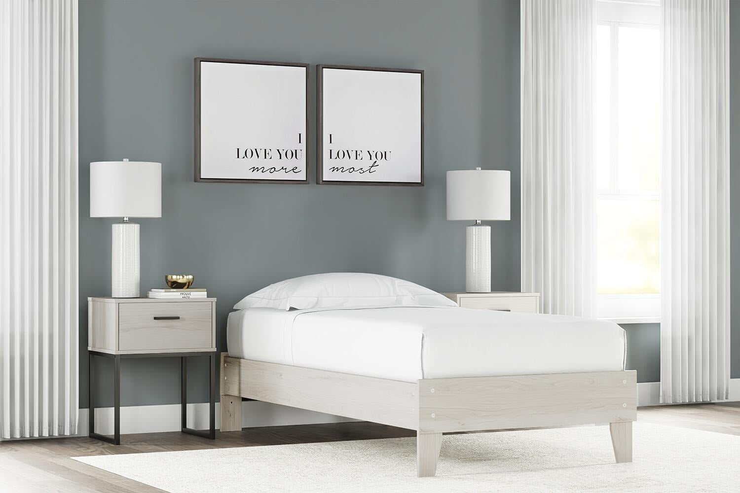 Socalle Platform Bed - Light Natural  (EB1864-SI) - Image 21