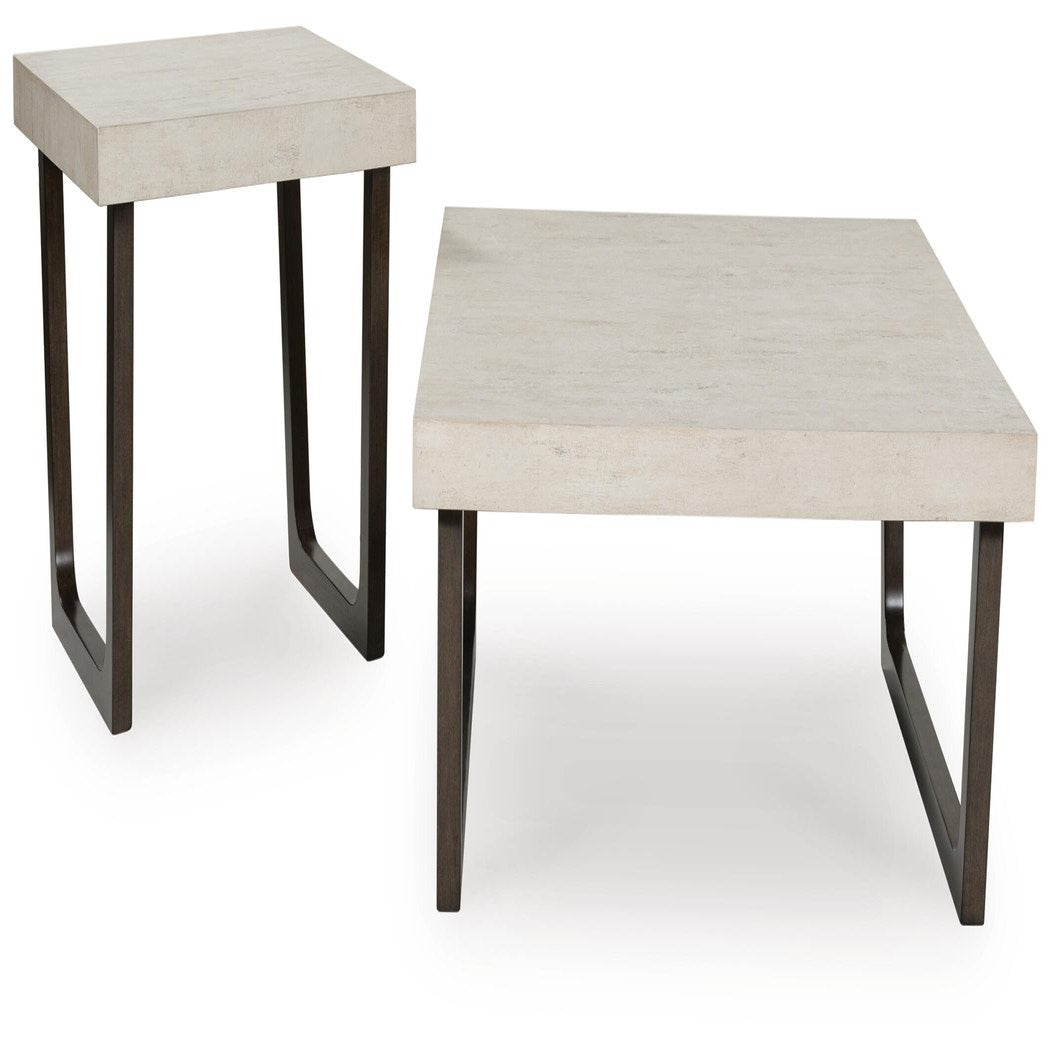 Westenfort Table (Set of 2) - Espresso/Gray  (T202-SI) - Image 2