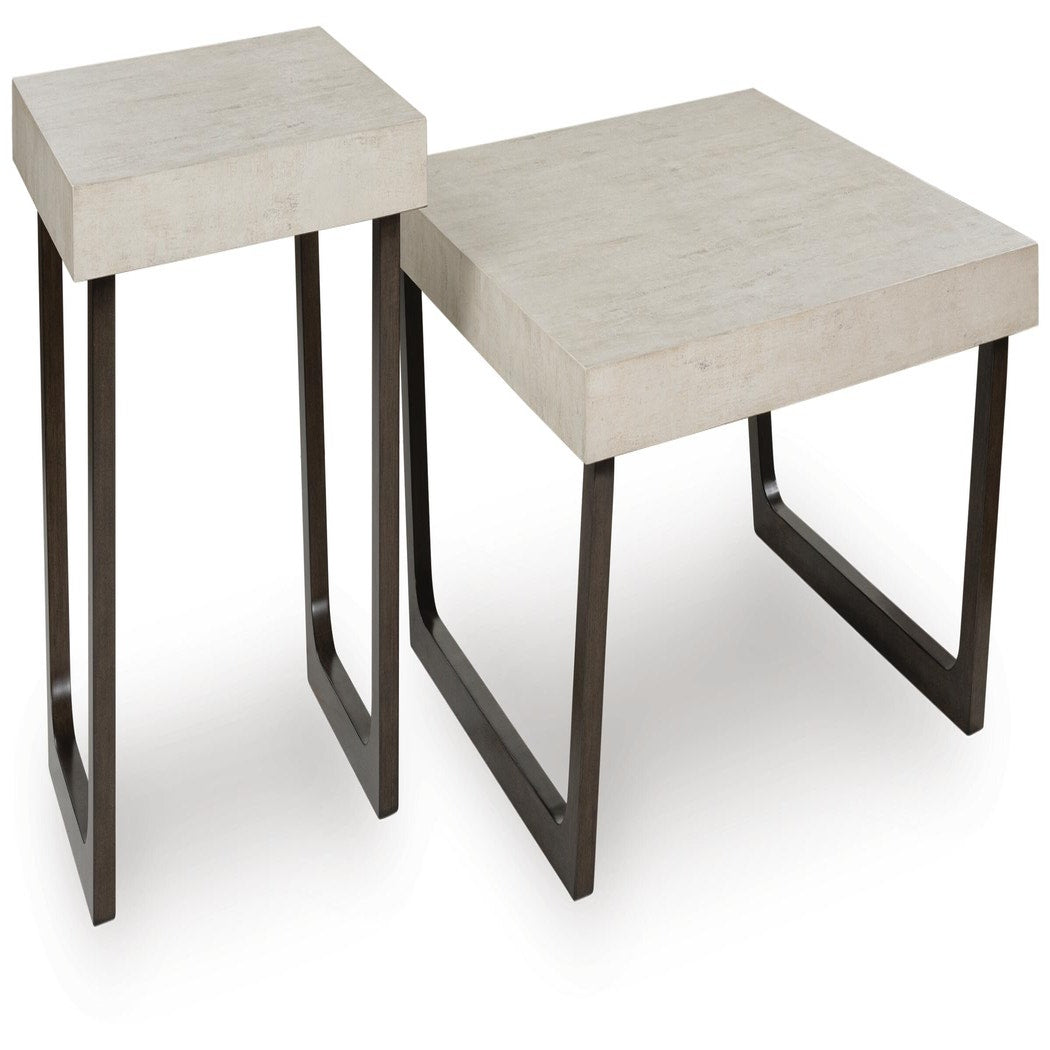 Westenfort Table (Set of 2) - Espresso/Gray  (T202-SI)