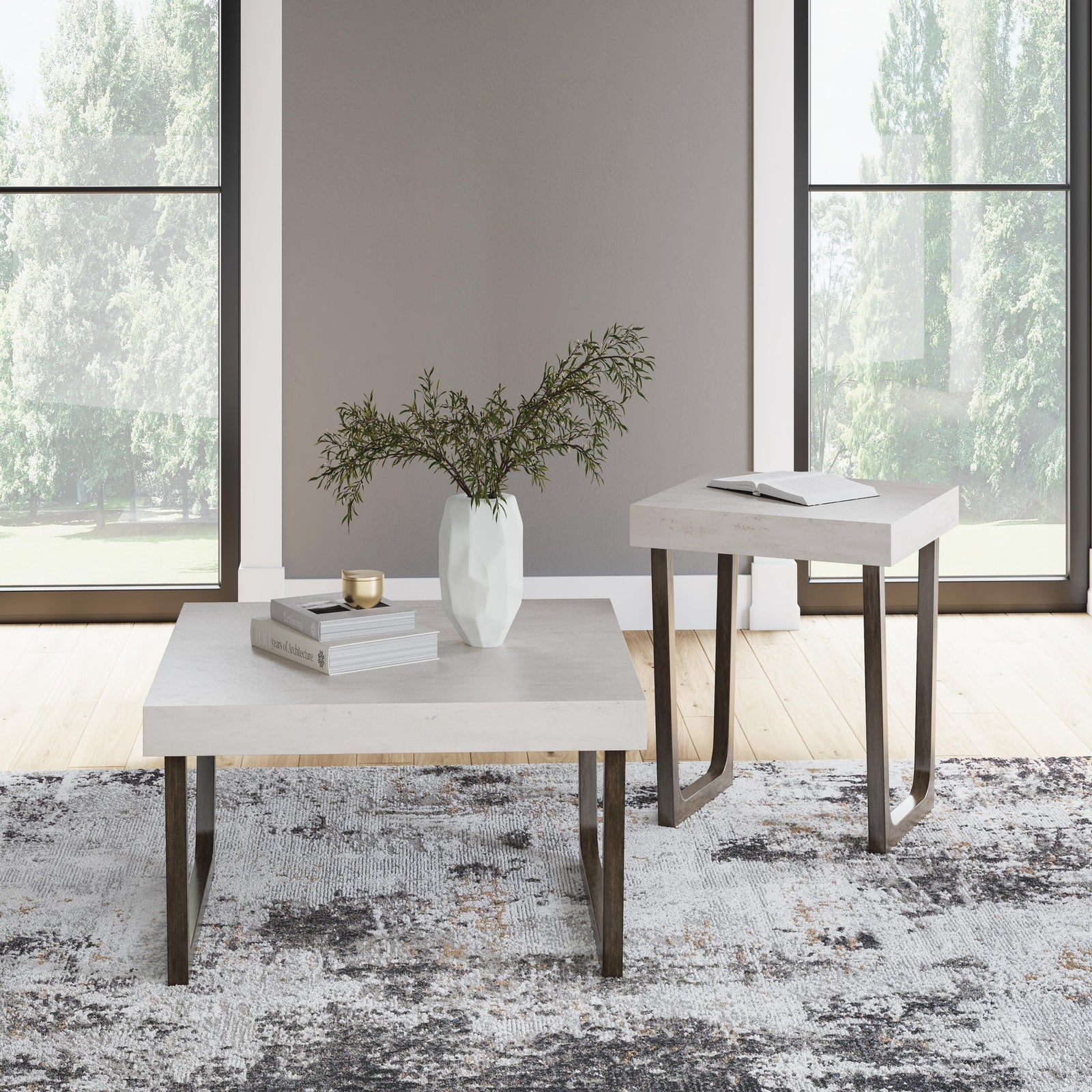 Westenfort Table (Set of 2) - Espresso/Gray  (T202-SI) - Image 11