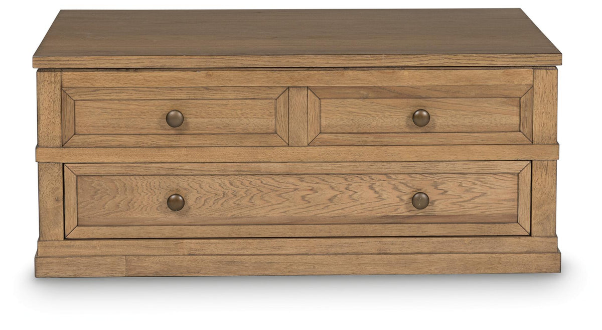Sharlance Lift-Top Coffee Table - Light Brown  (T655-SI) - Image 4