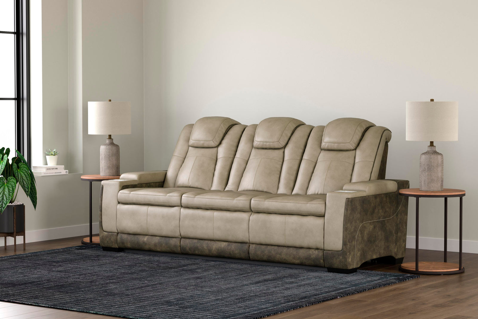 Next-Gen Durapella Power Reclining Loveseat with Console (22003-SI) - Image 23