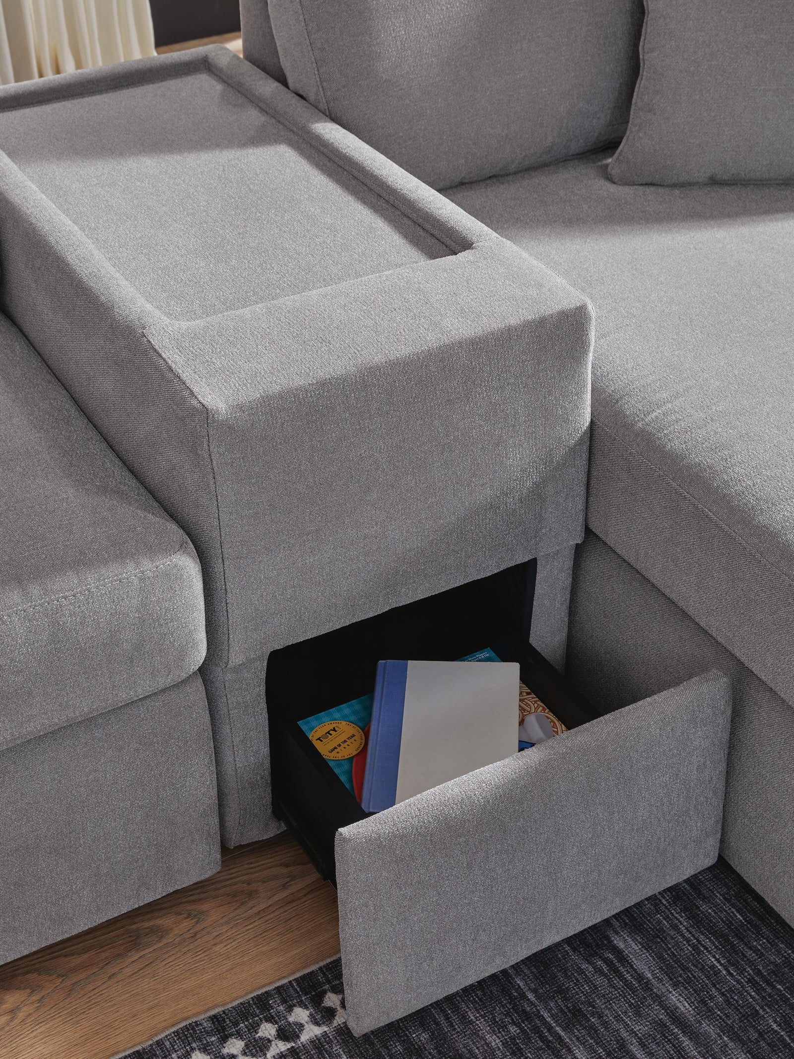 Modmax 6-Piece Sectional with Chaise (92104-SI) - Image 8