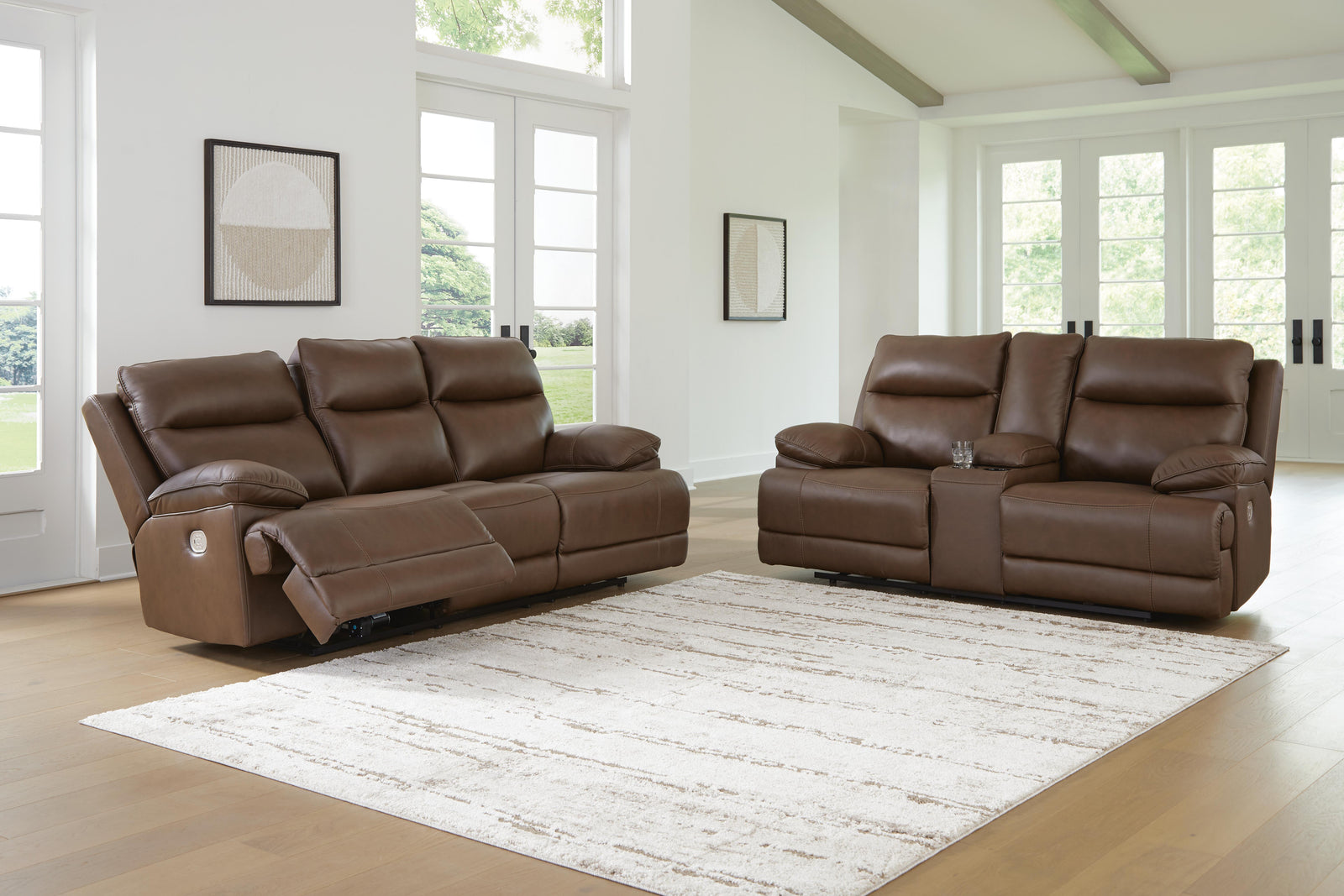 VonRyan Power Reclining Sofa and Loveseat (U10400-SI) - Image 8