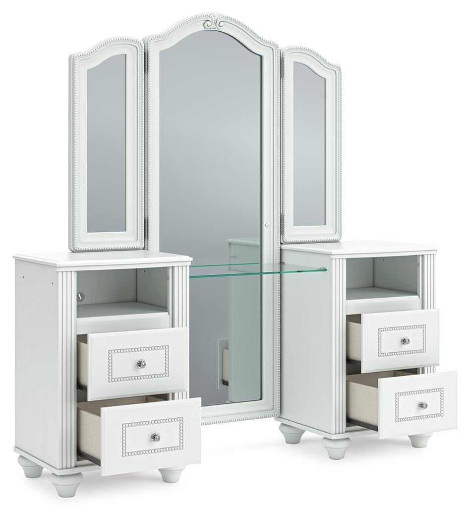 Kozlani Vanity with Mirror (PCB1819-SI) - Image 4