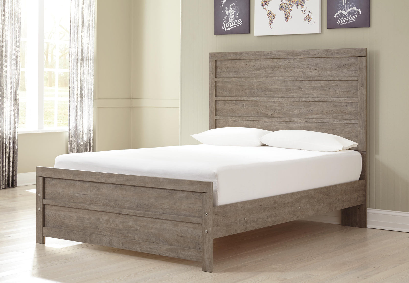 Culverbach Panel Bed, Dresser and Chest - Gray  (B070-SI) - Image 15