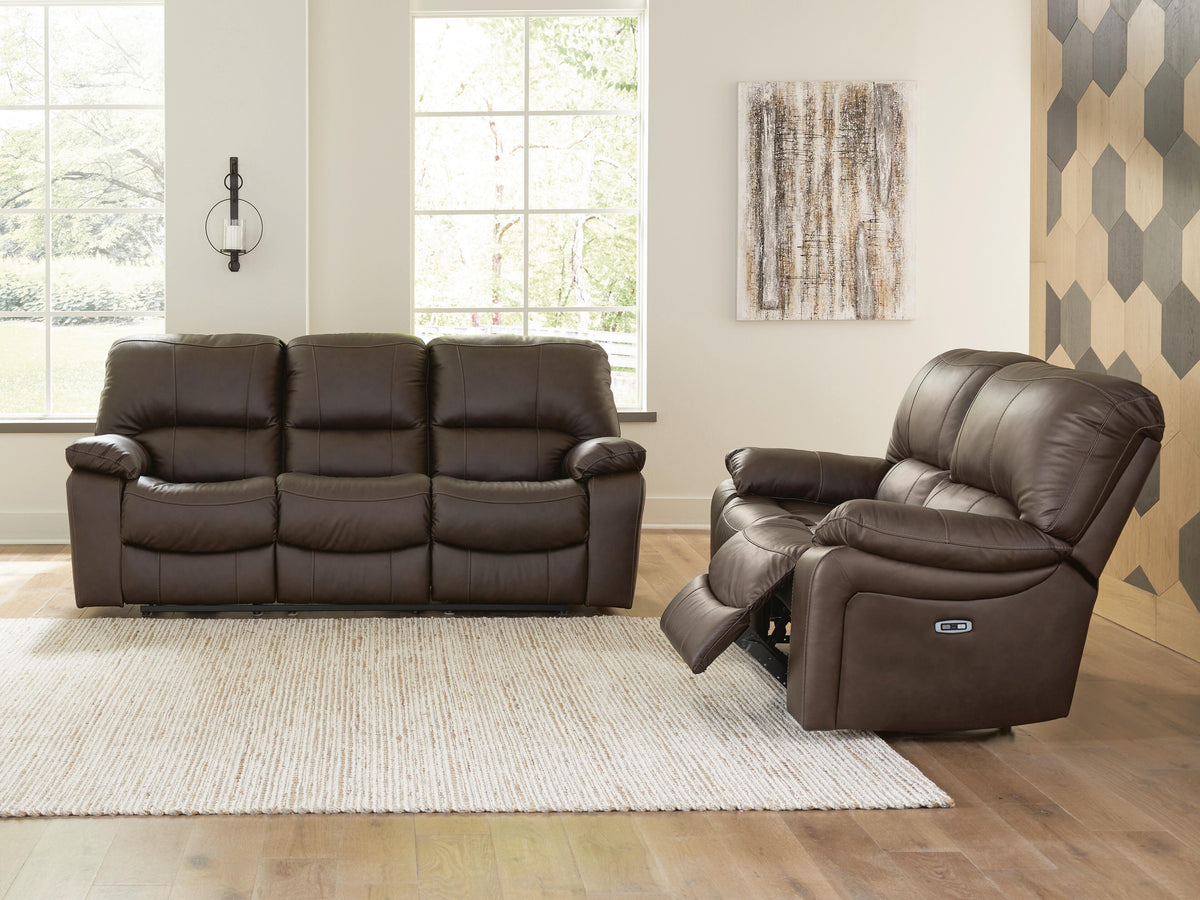 Leesworth Power Reclining Sofa and Loveseat (U43808-SI) - Image 2