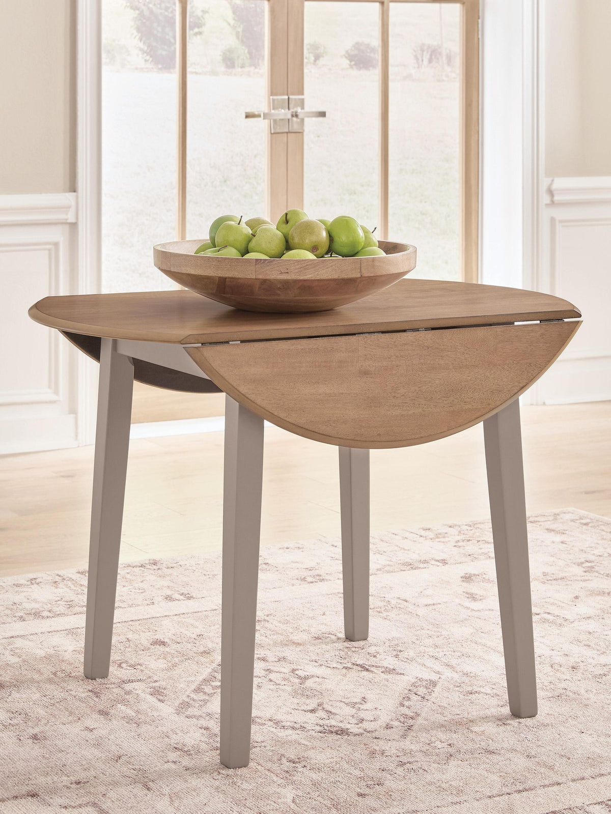 Harperfeld Dining Drop Leaf Table (PCD403-SI) - Image 4