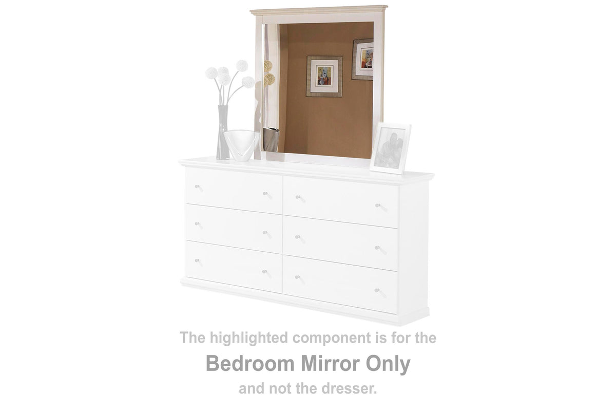Bostwick Shoals Bedroom Mirror - White  (B139-SI)