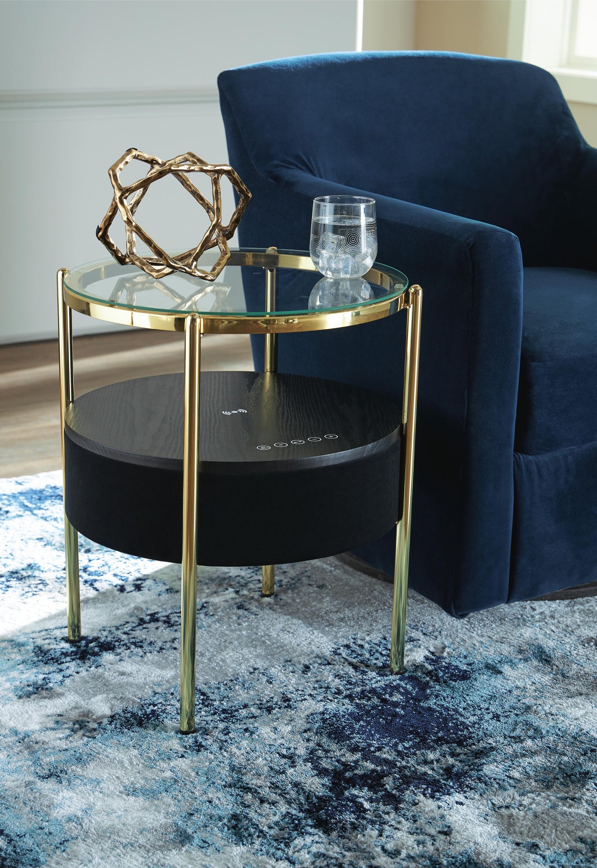 Nedman Accent Table with Speaker (A4000669-SI) - Image 3
