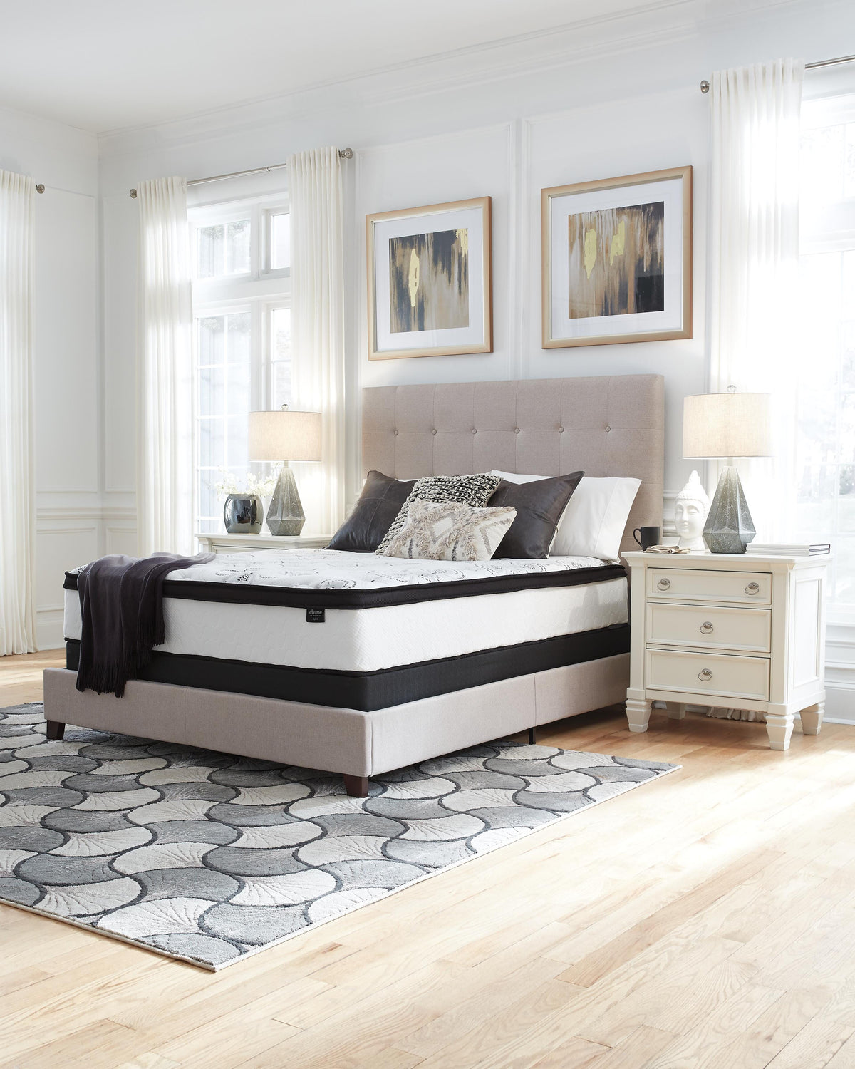 Chime 12 Inch Hybrid King Mattress in a Box (M697-SI) - Image 16