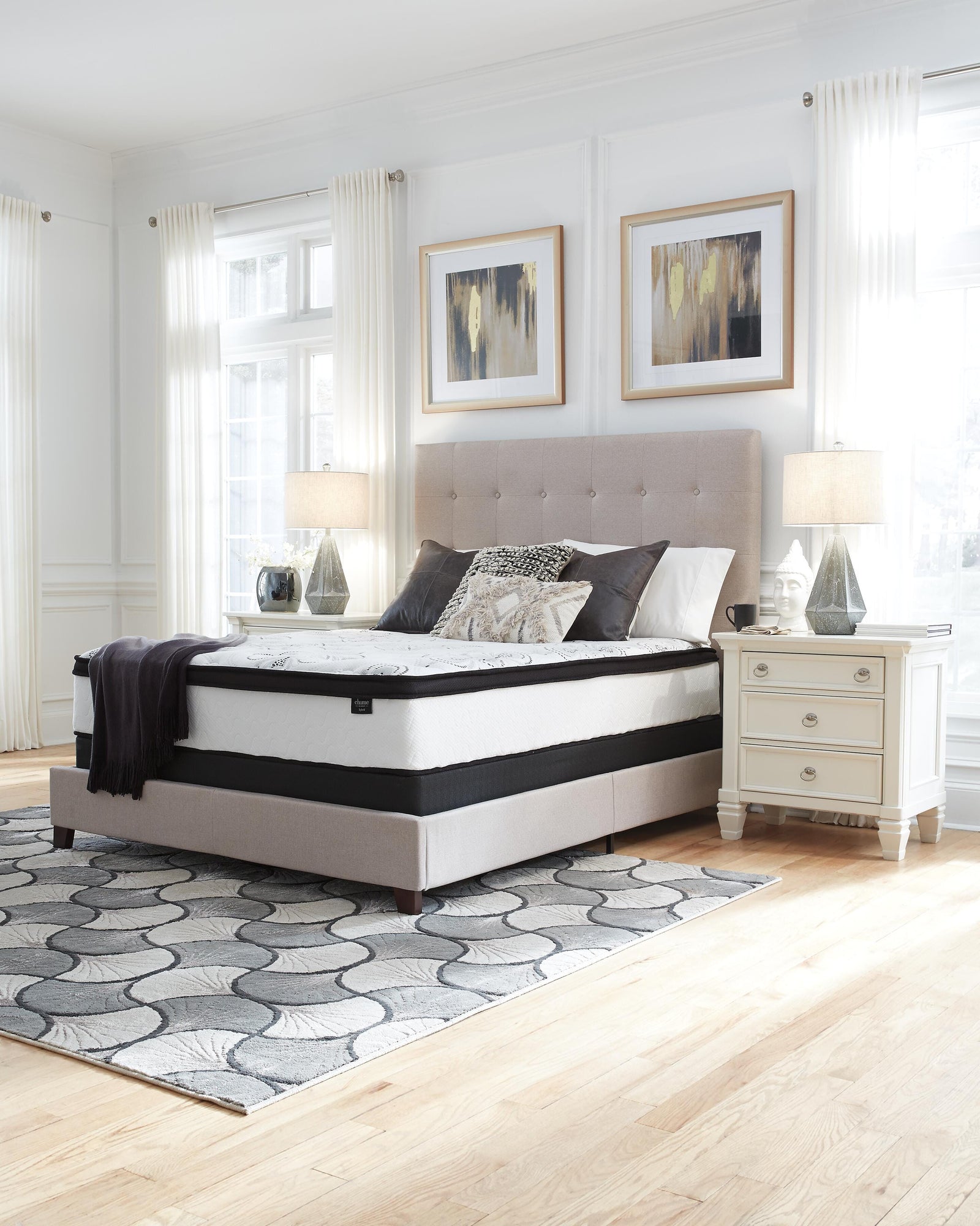 Chime 12 Inch Hybrid King Mattress in a Box (M697-SI) - Image 16