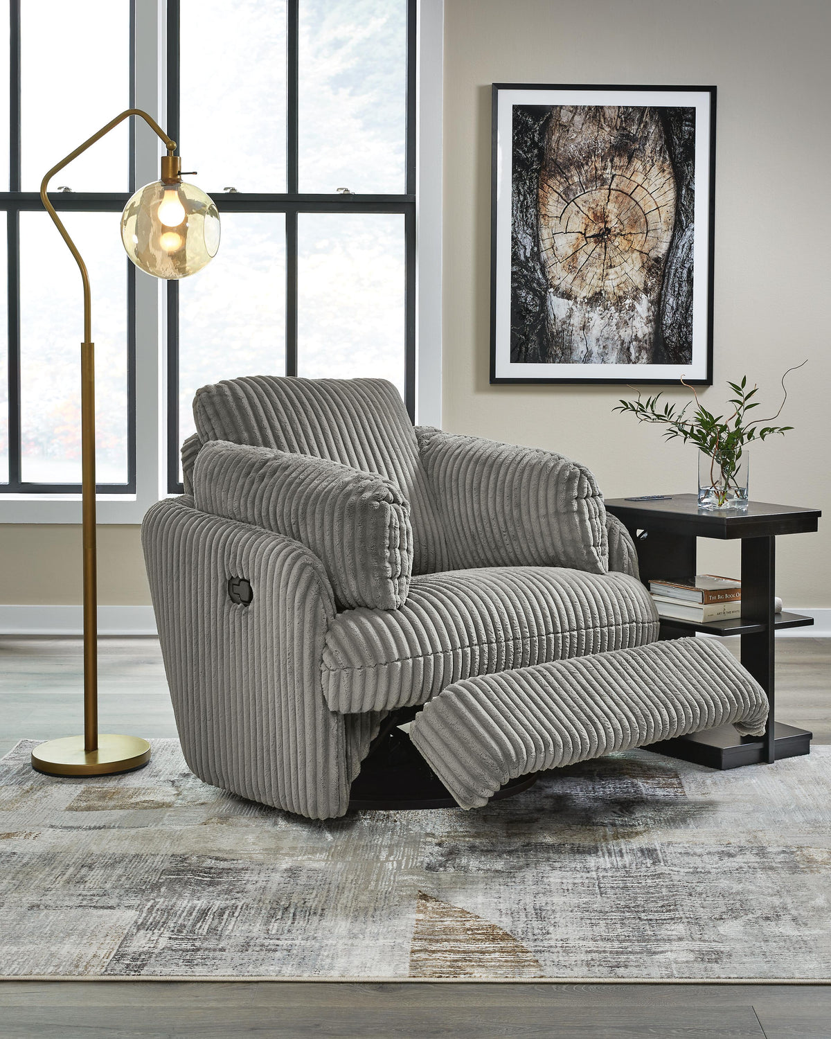 Tie-Breaker Swivel Glider Recliner (94903-SI) - Image 9