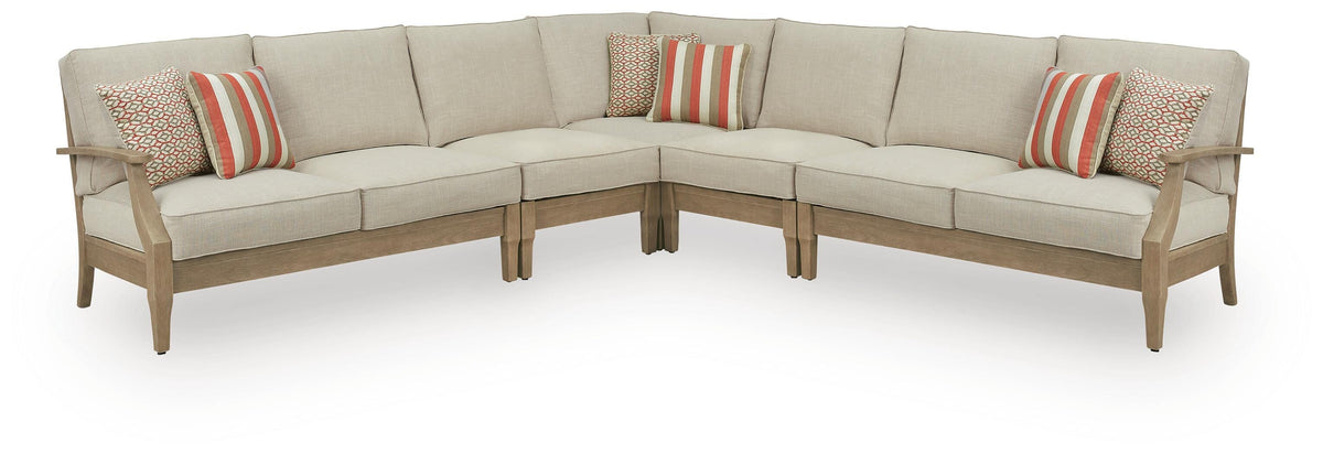 Clare View 5-Piece Outdoor Sectional (P801-SI)