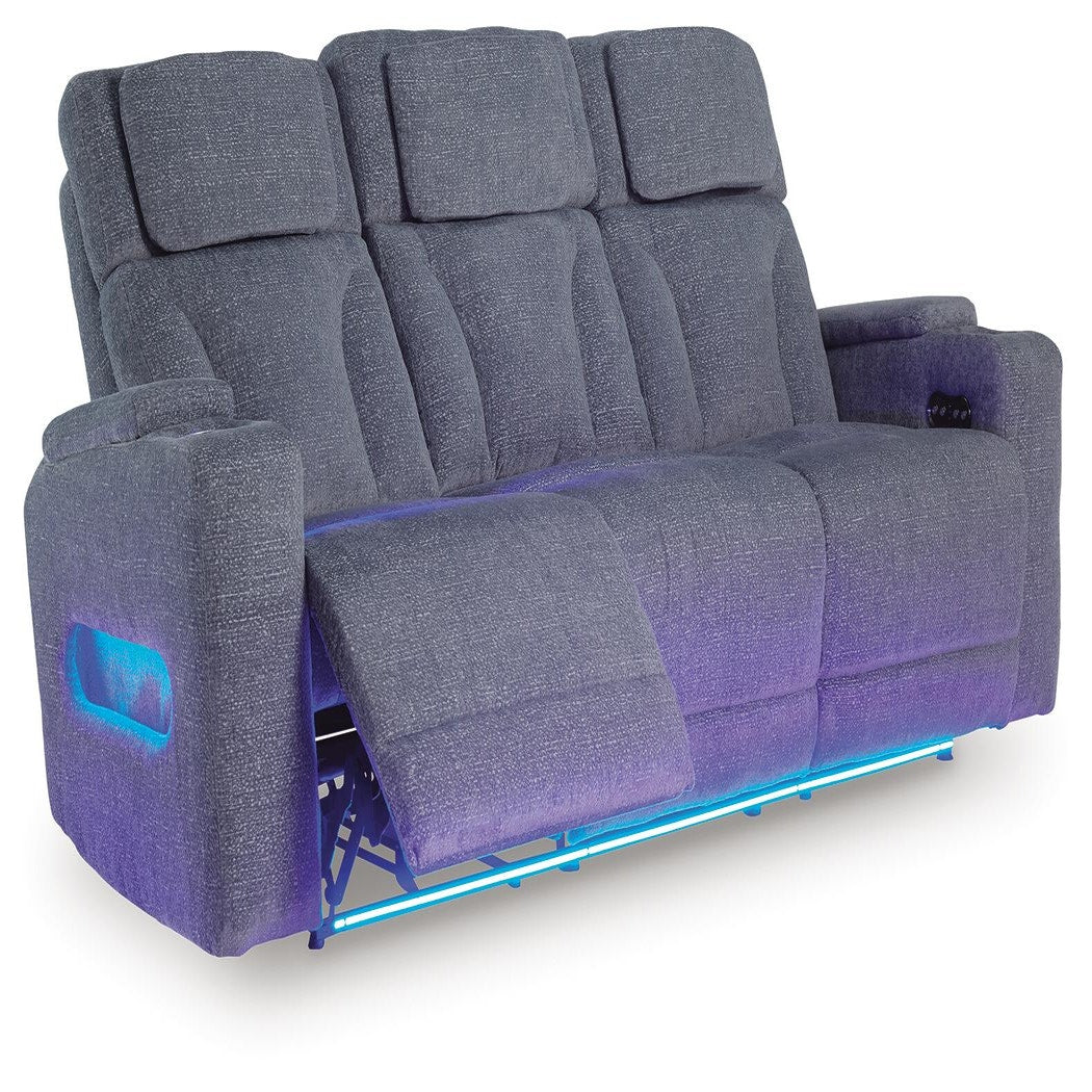 Studio Cave Power Reclining Loveseat with Console (PC49802-SI) - Image 11