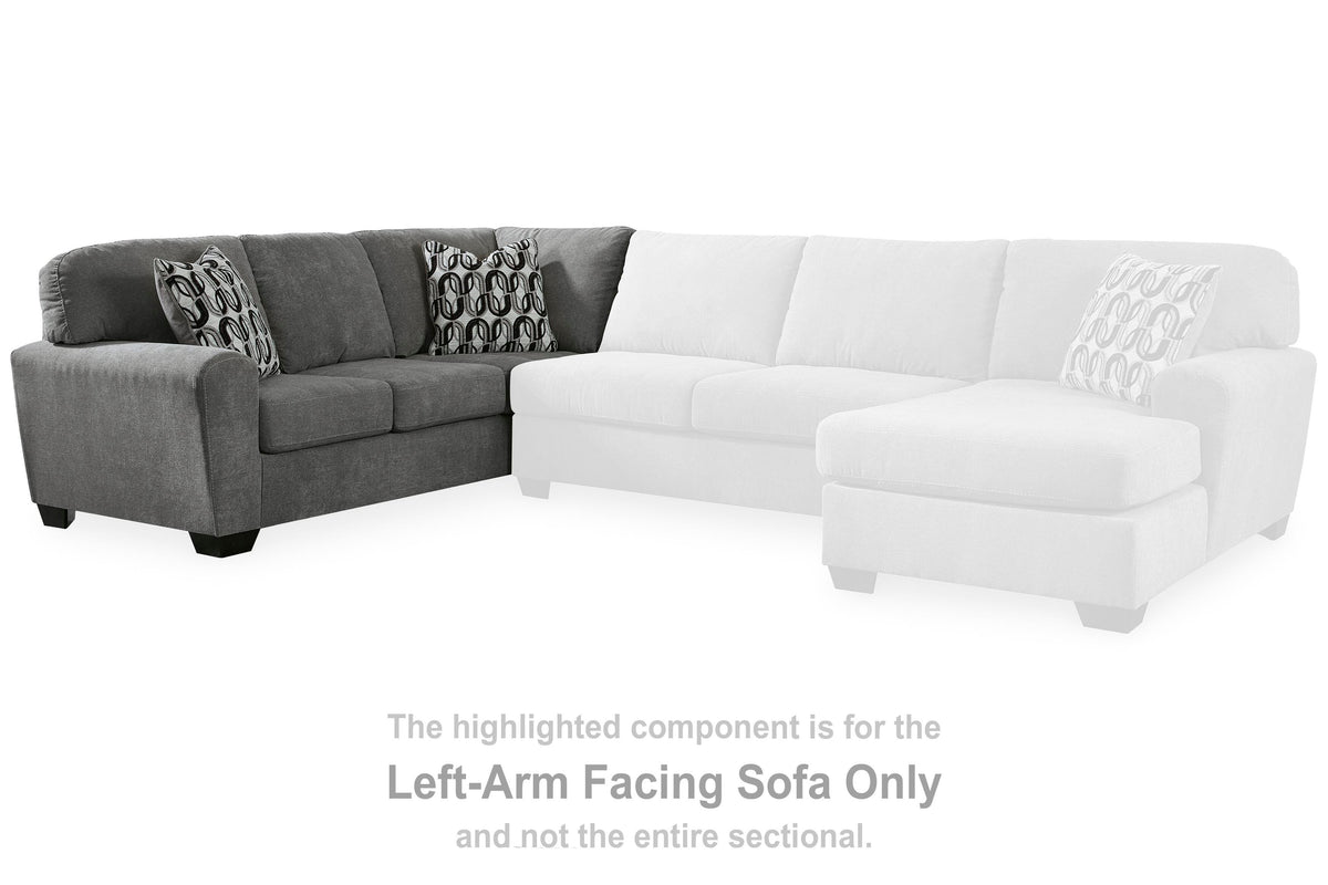 Birkdale Court Left-Arm Facing Sofa with Corner Wedge (32402-SI) - Image 22