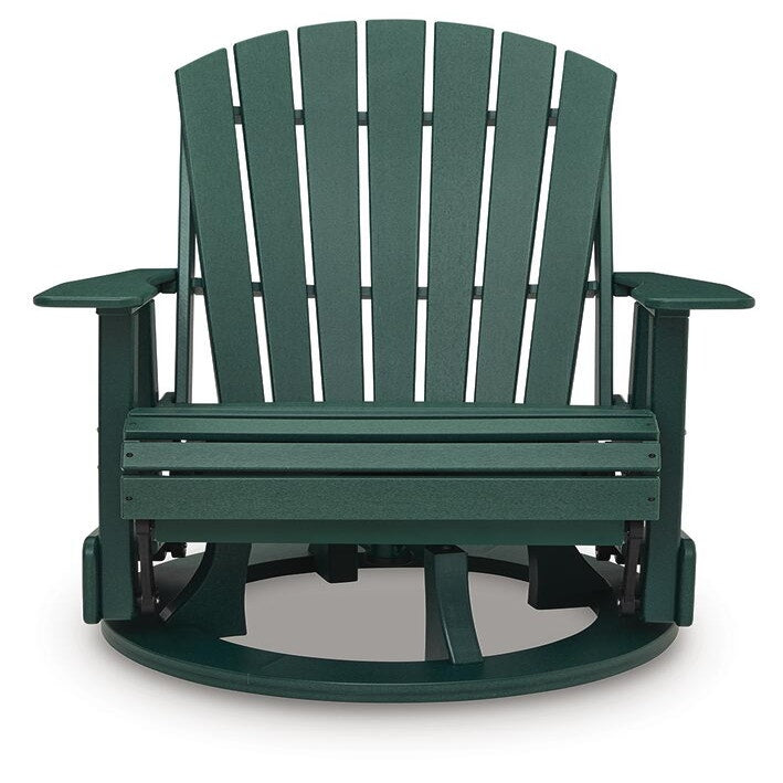Shell Beach Outdoor Loveseat Glider (PCP115-SI) - Image 4