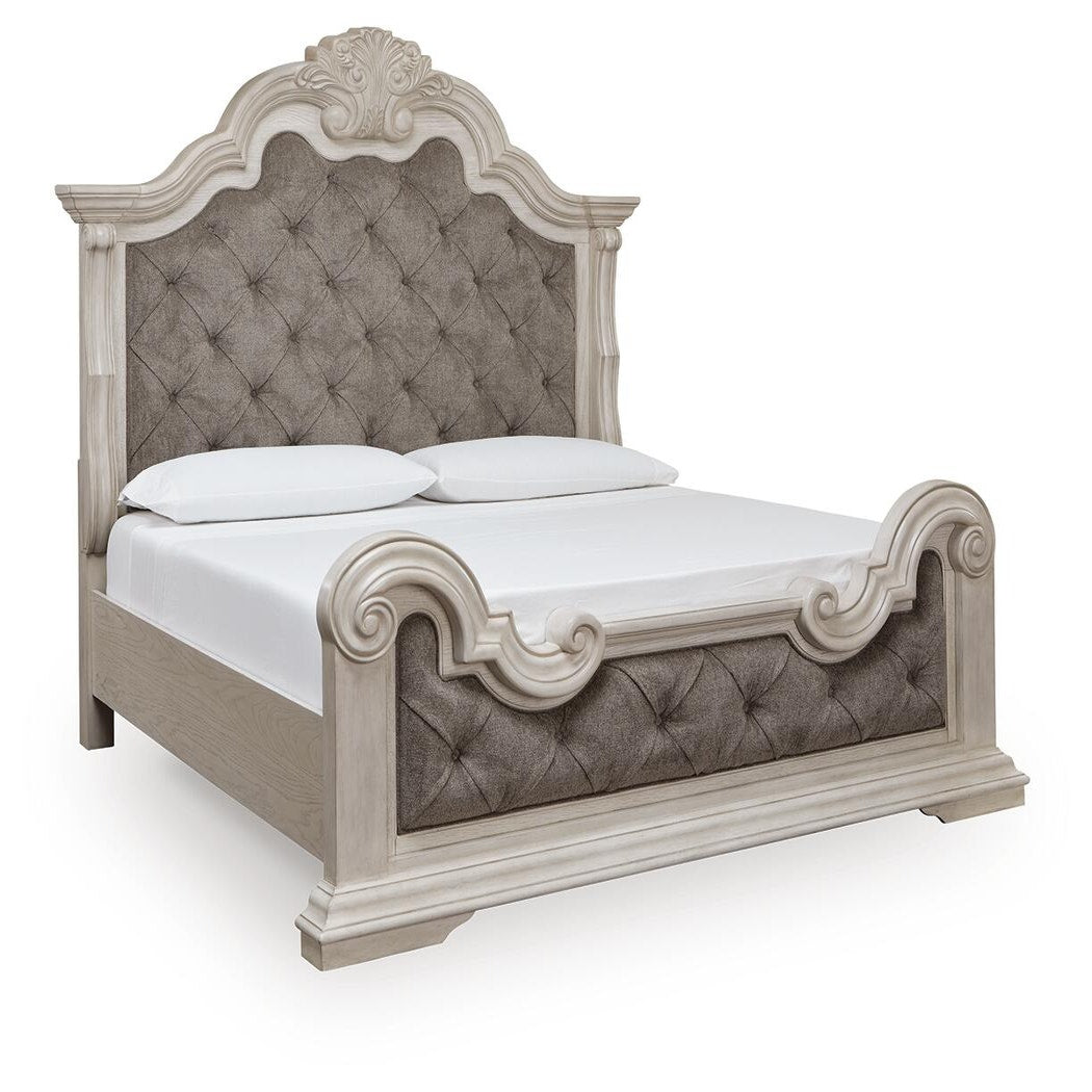 Bruchandi California King Upholstered Panel Bed (PCB948-SI)