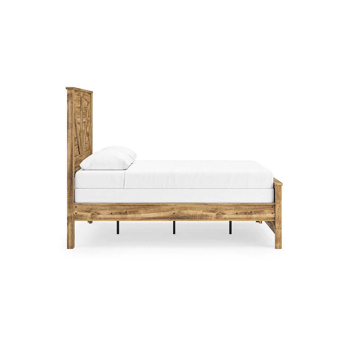 Maystonna Queen Crossbuck Panel Bed, Dresser and Mirror (PCB1580-SI) - Image 11