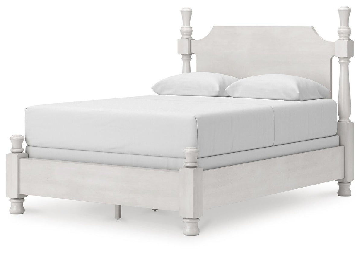 Rowlenstown Queen Poster Bed, Dresser and Mirror (PCB823-SI) - Image 14