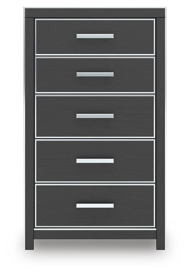 Zuraleus King Storage Bed, Dresser, Mirror, Chest and Nightstand (PCB3380-SI) - Image 9