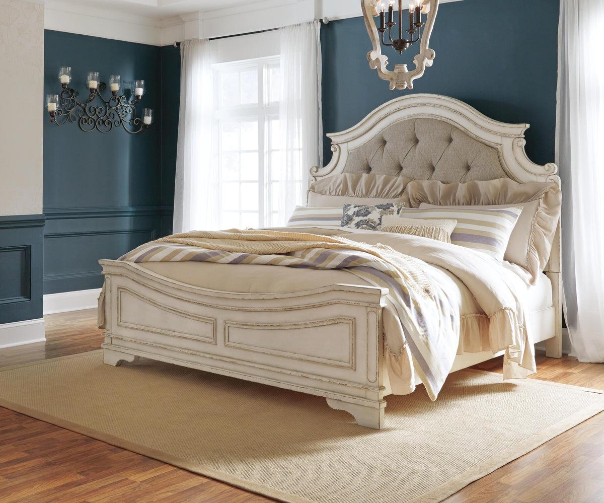 Realyn Panel Bed, Dresser, Mirror, Chest and Nightstand (B743-SI) - Image 12