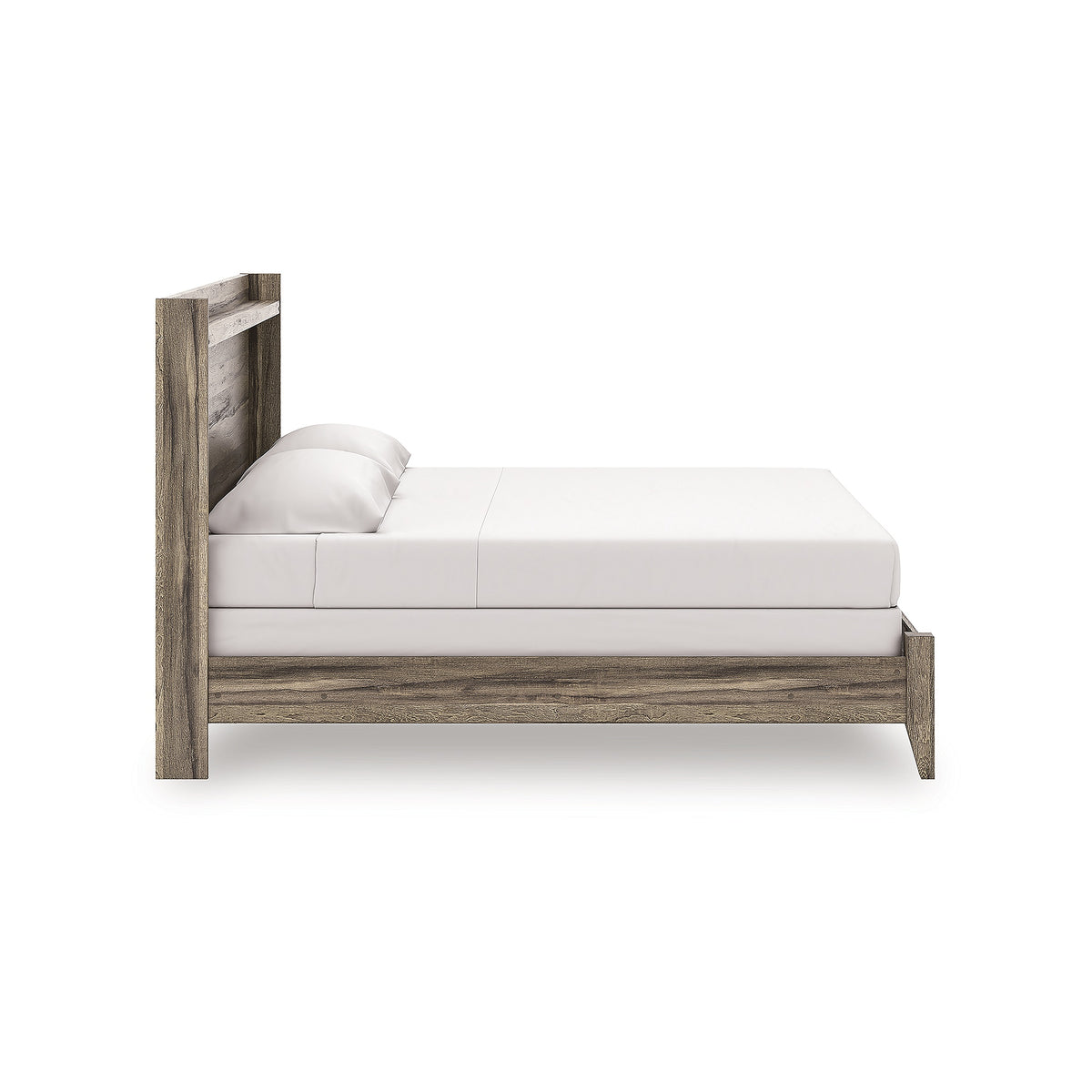 Elbrim King Panel Bed, Dresser, Mirror and 2 Nightstands (PCB2005-SI) - Image 12