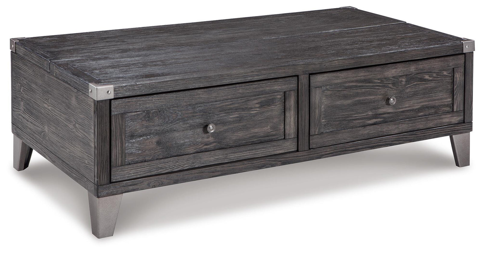 Todoe Coffee Table and 2 End Tables - Dark Gray  (T901-SI) - Image 3