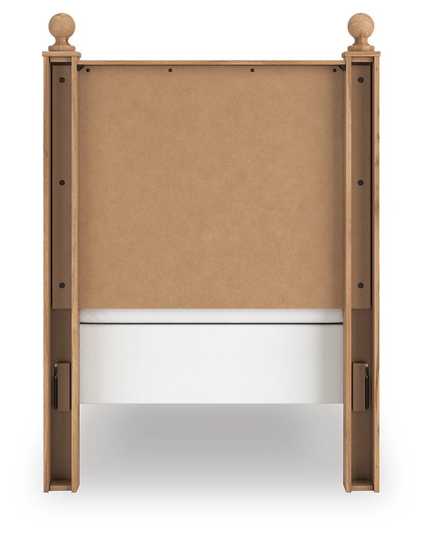 Aleaport Twin Panel Bed, Dresser and Mirror (PCB1075-SI) - Image 12