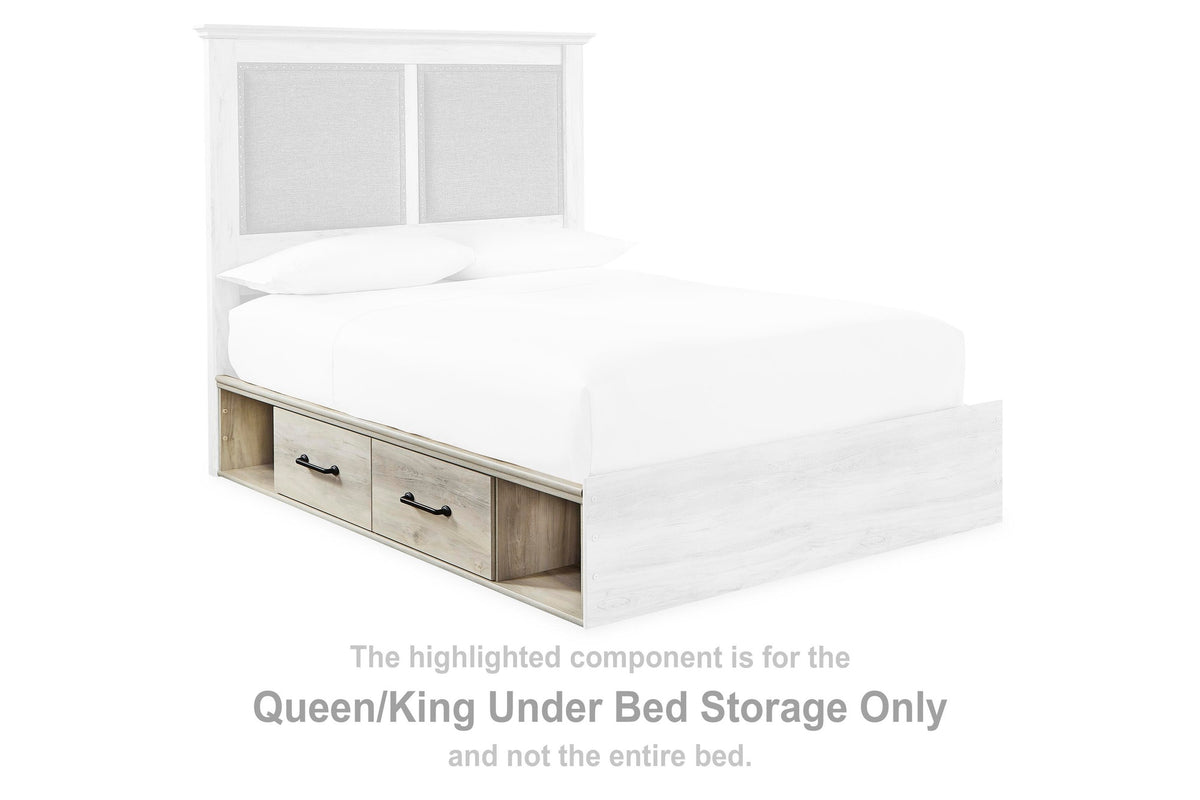 Cambeck Under Bed Storage - Whitewash  (B192-SI) - Image 3