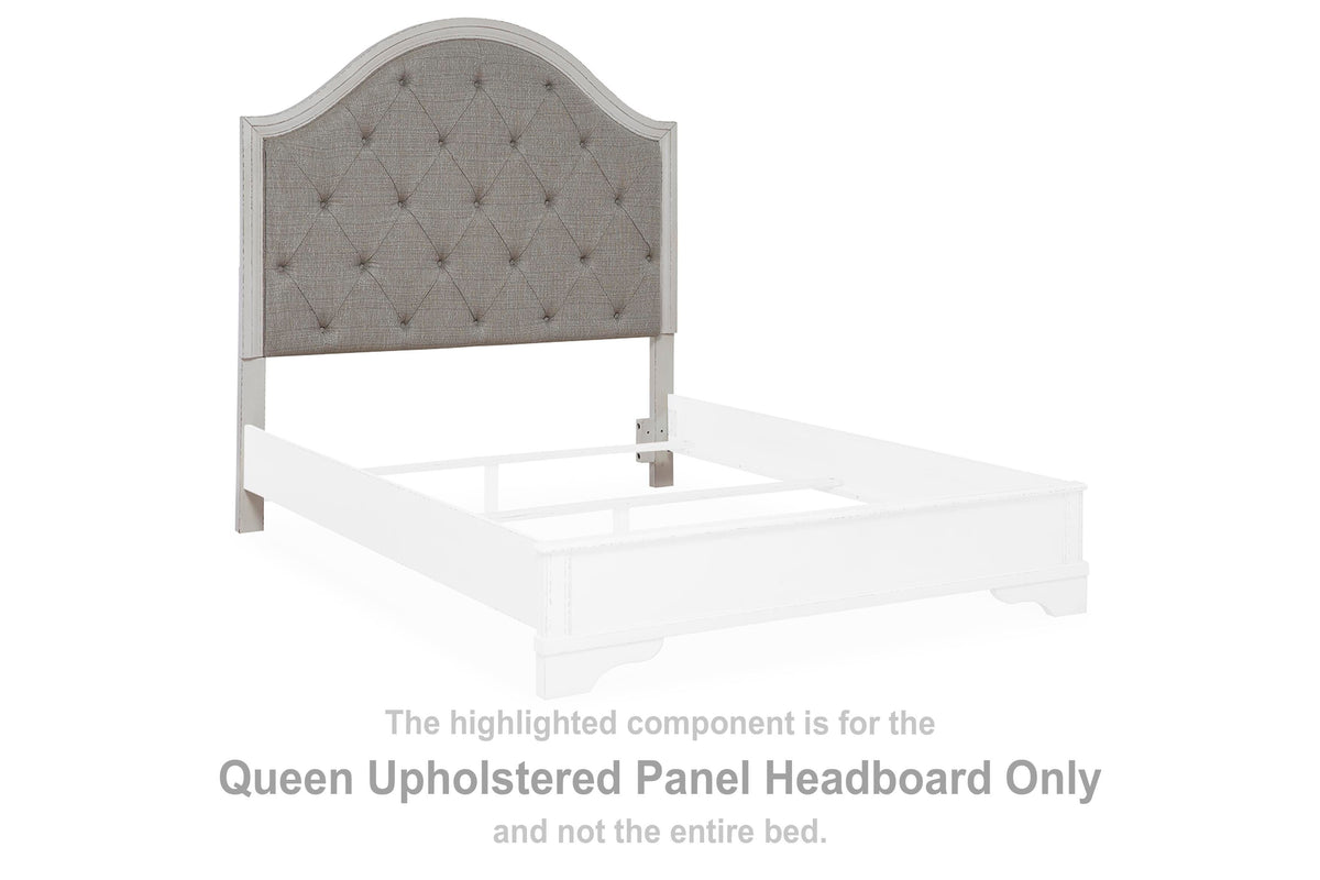Blendon Upholstered Panel Headboard - Two-tone  (B747-SI)