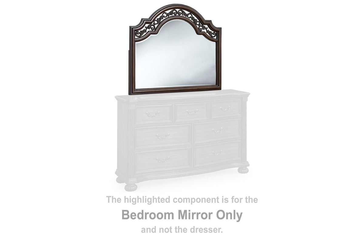 Lavinton Bedroom Mirror - Brown  (B764-SI) - Image 3
