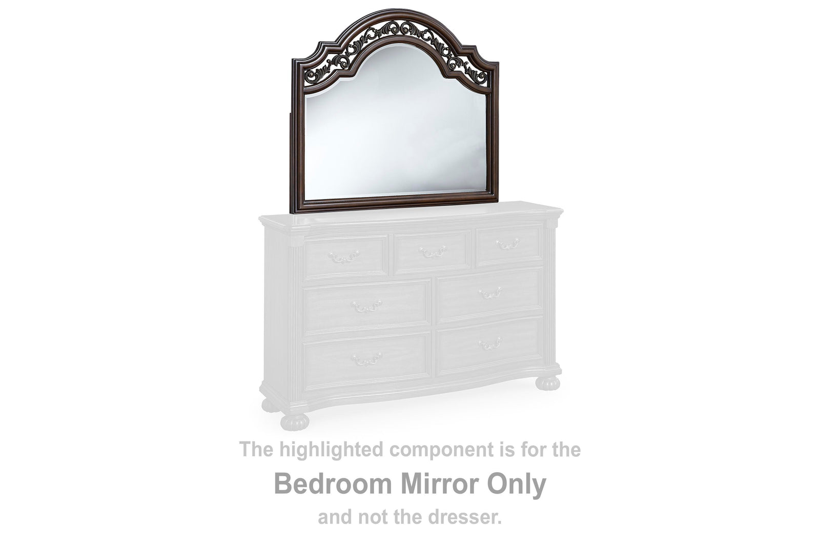 Lavinton Bedroom Mirror - Brown  (B764-SI) - Image 3