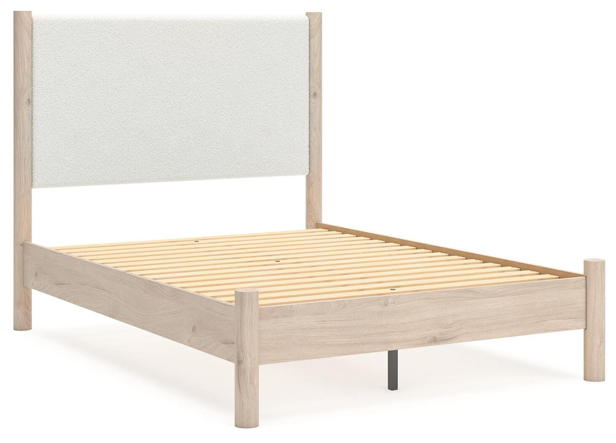 Cadmori Upholstered Panel Bed (Youth) - Two-tone  (B2615-SI) - Image 2