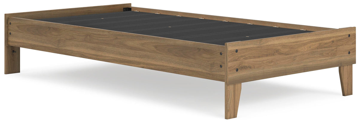 Deanlow Platform Bed - Honey  (EB1866-SI) - Image 9