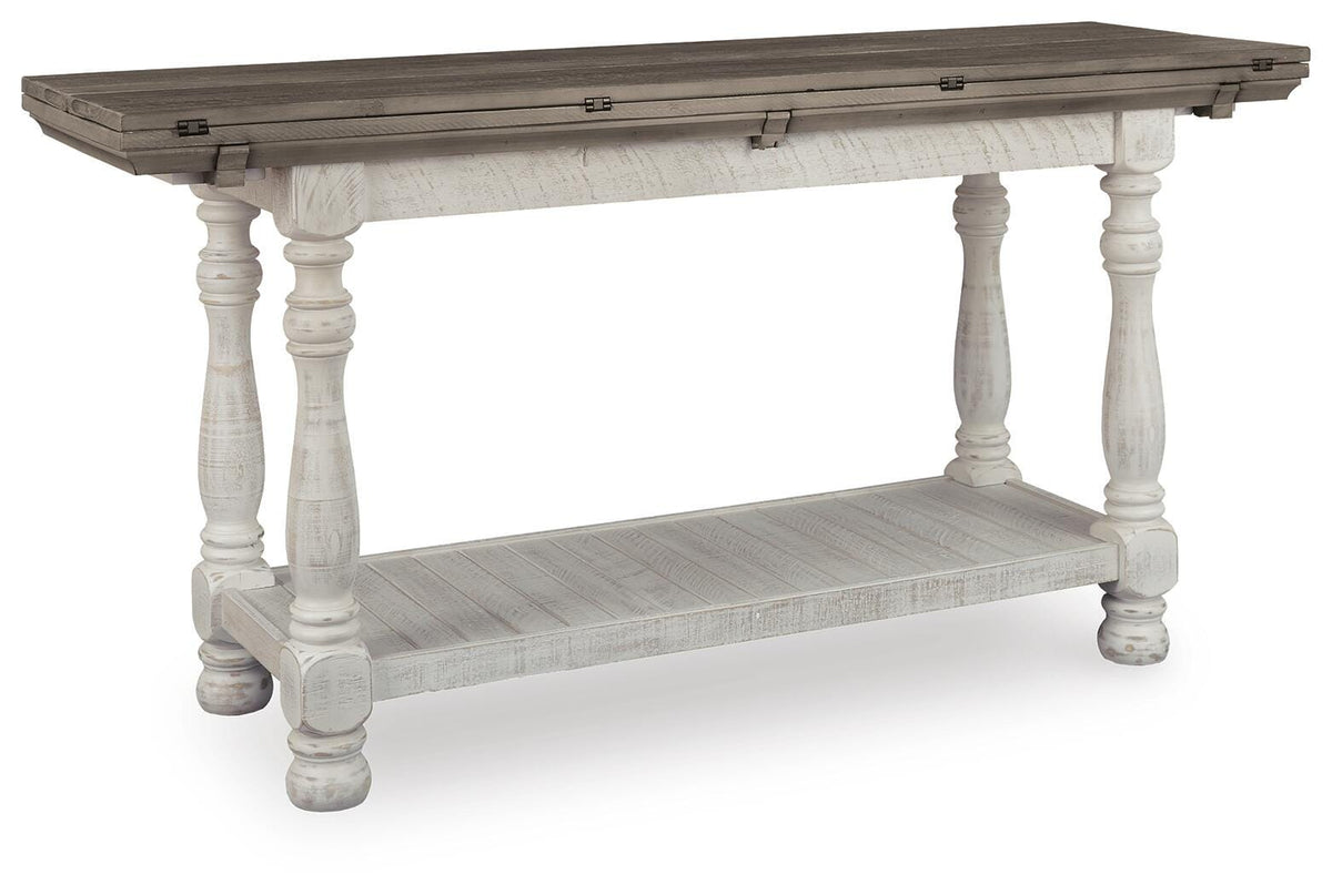 Havalance Sofa/Console Table - Gray/White  (T814-SI)