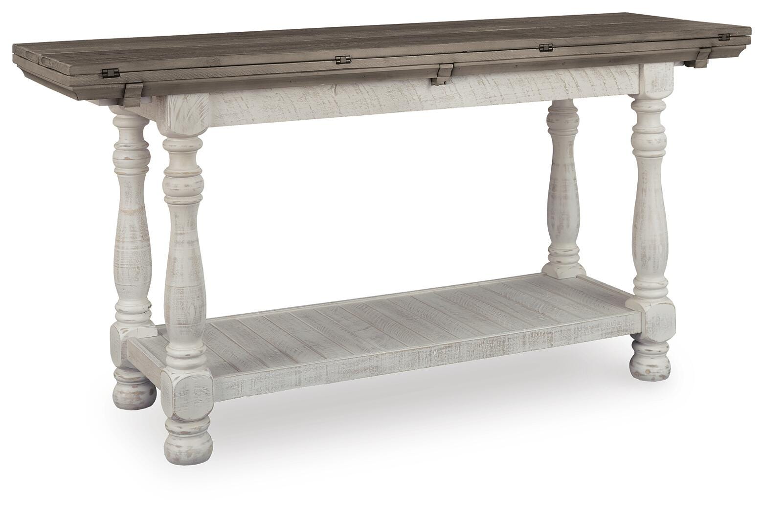 Havalance Sofa/Console Table - Gray/White  (T814-SI)